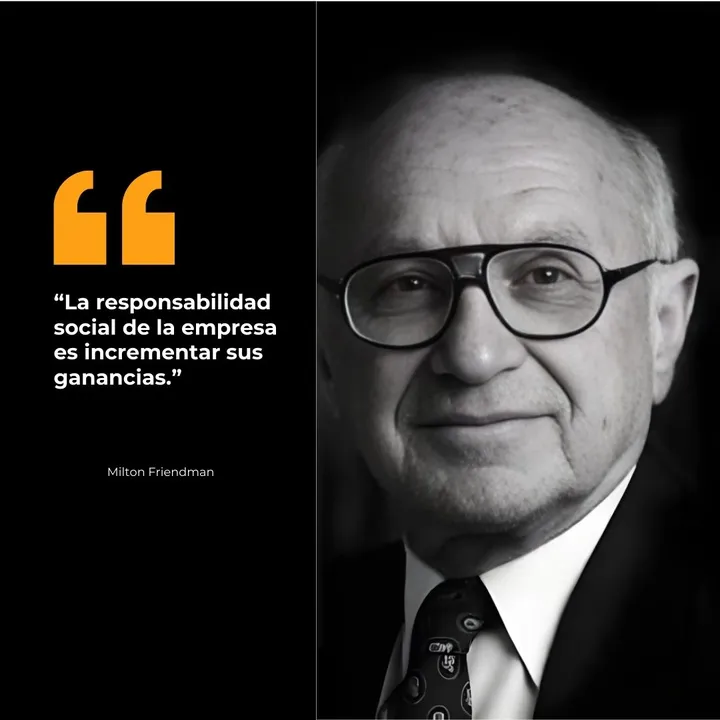 Milton Friedman: «La responsabilidad social de la empresa es incrementar sus ganancias»